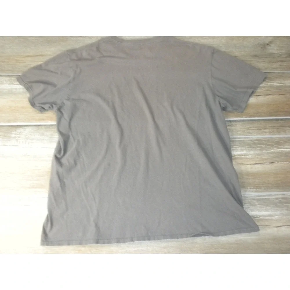 Gas Monkey Garage T-shirt XL Gray Blood‎ Sweat Beers Custom Cars Dallas Grunge